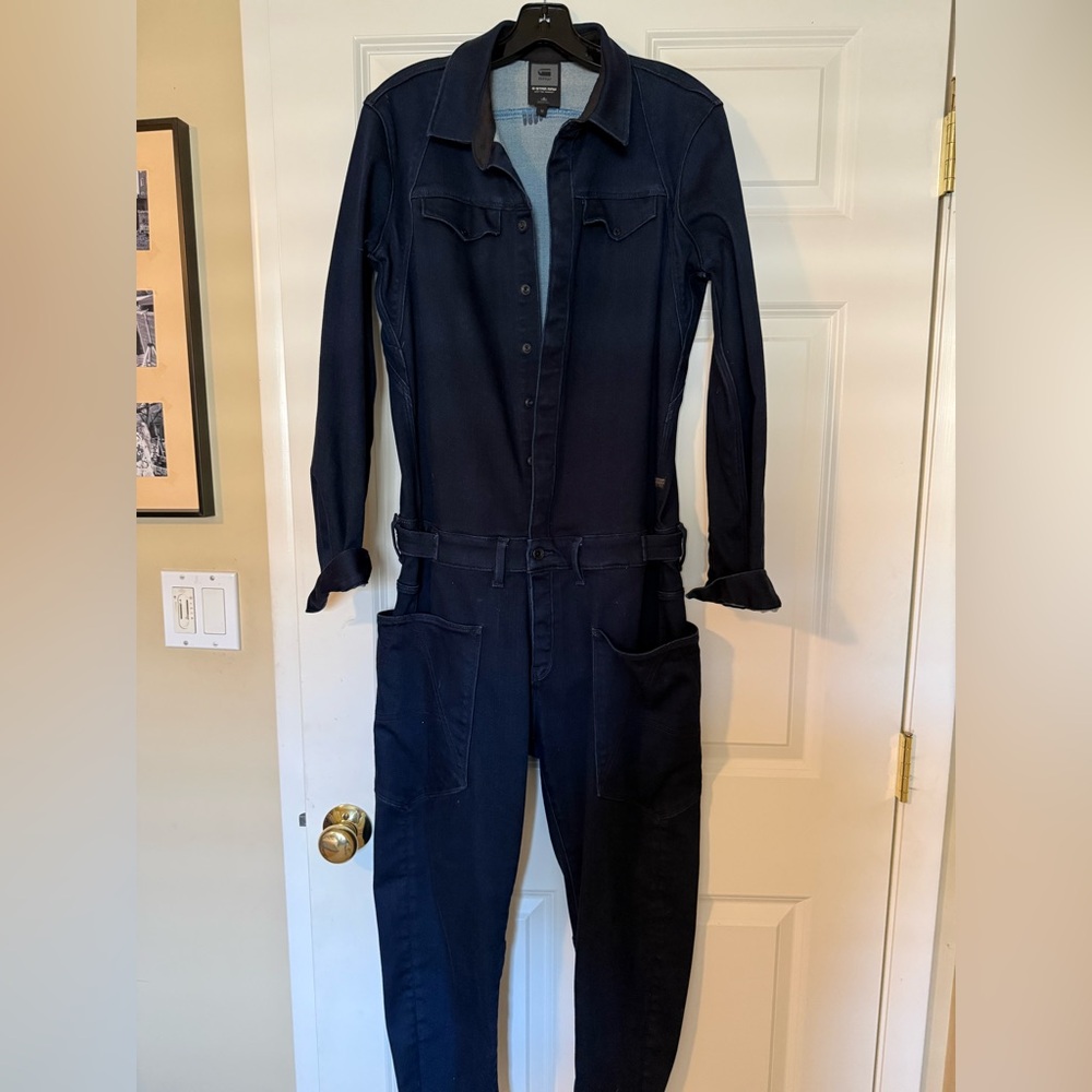 G-Star Raw Navy and Black Denim Jacket